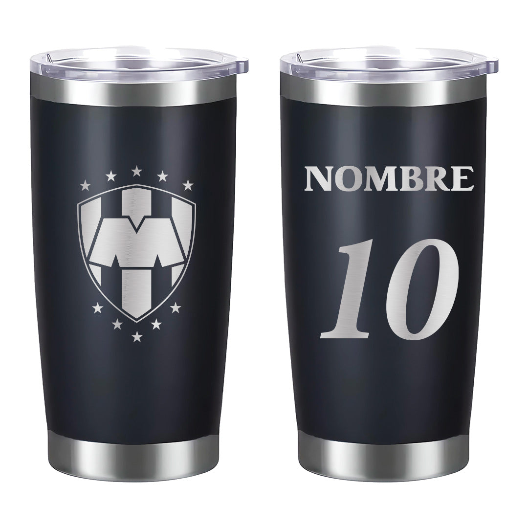 Termo Monterrey 20oz - Personalizado con Nombre y Número