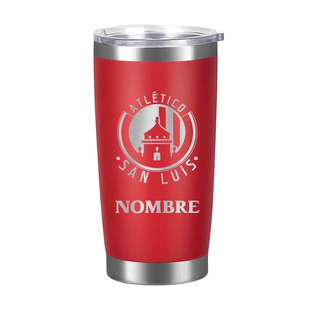 Termo Atlético San Luis 20oz - Personalizado con Nombre