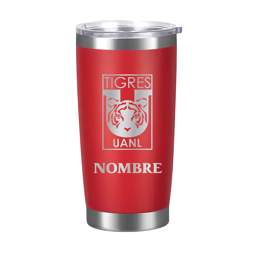 Termo Club Tigres 20oz - Personalizado Nombre