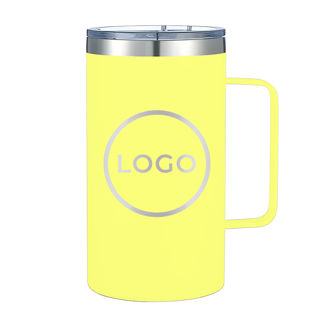 Termo Personalizado 24oz - Amarillo Pastel
