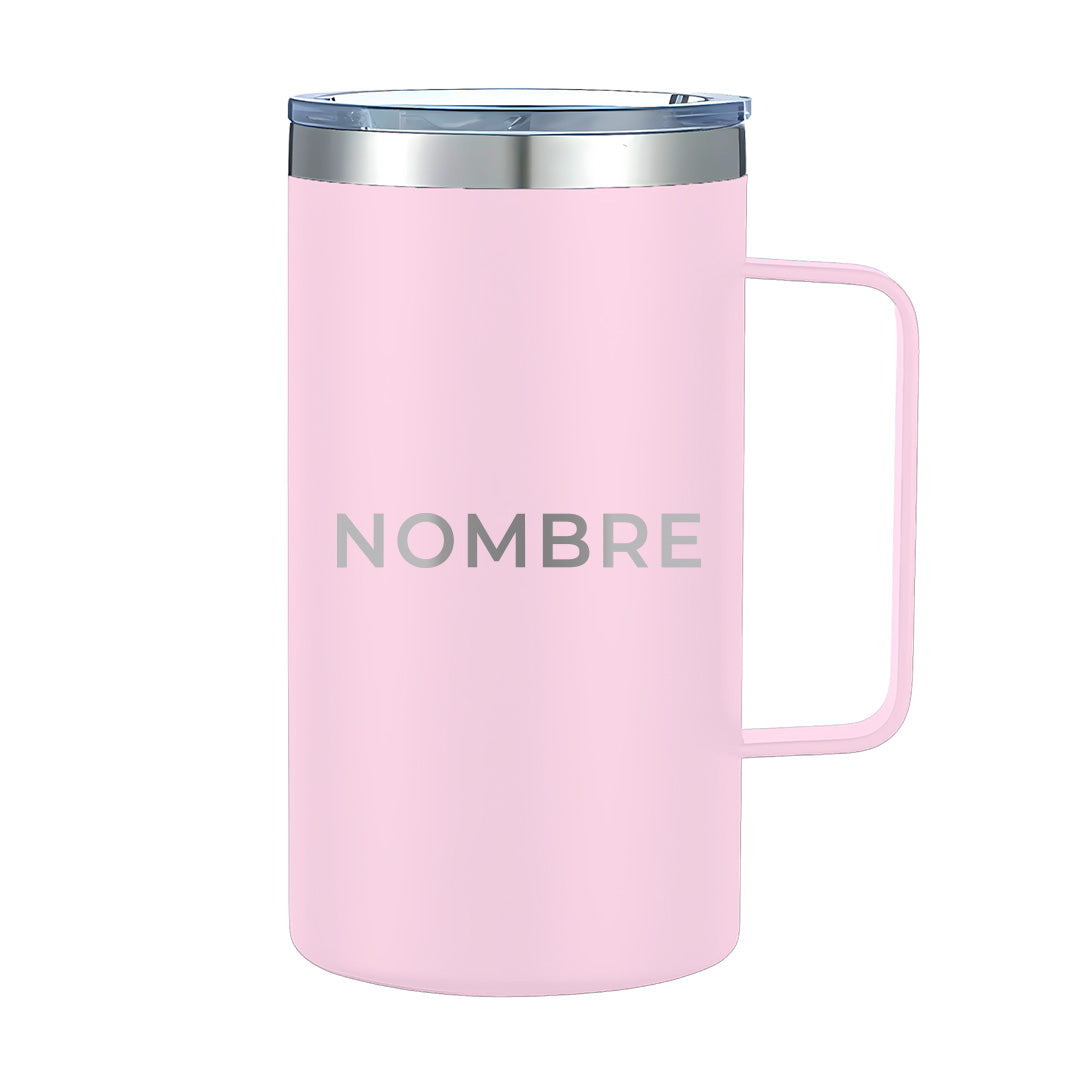 Termo Personalizado 24oz - Baby Pink