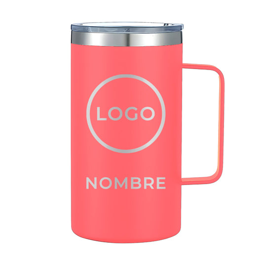 Termo Personalizado 24oz - Coral