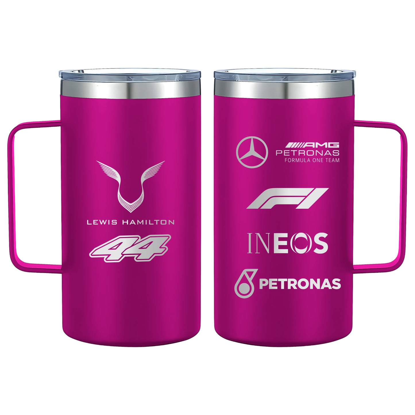 Termo Lewis Hamilton Mercedes Benz AMG 24oz Magenta