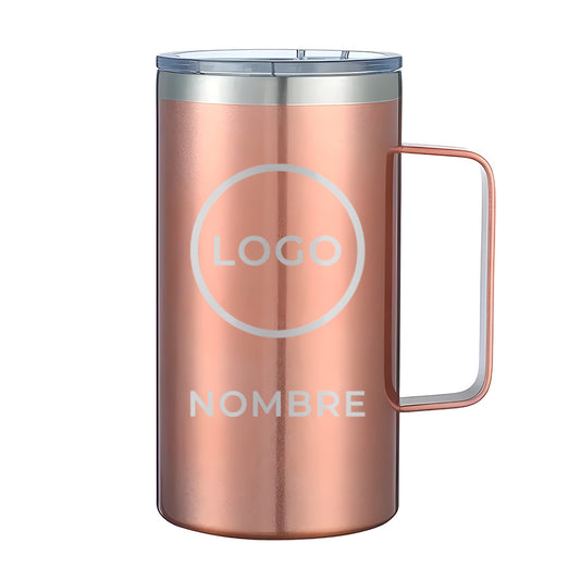 Termo Personalizado 24oz - Oro Rosa