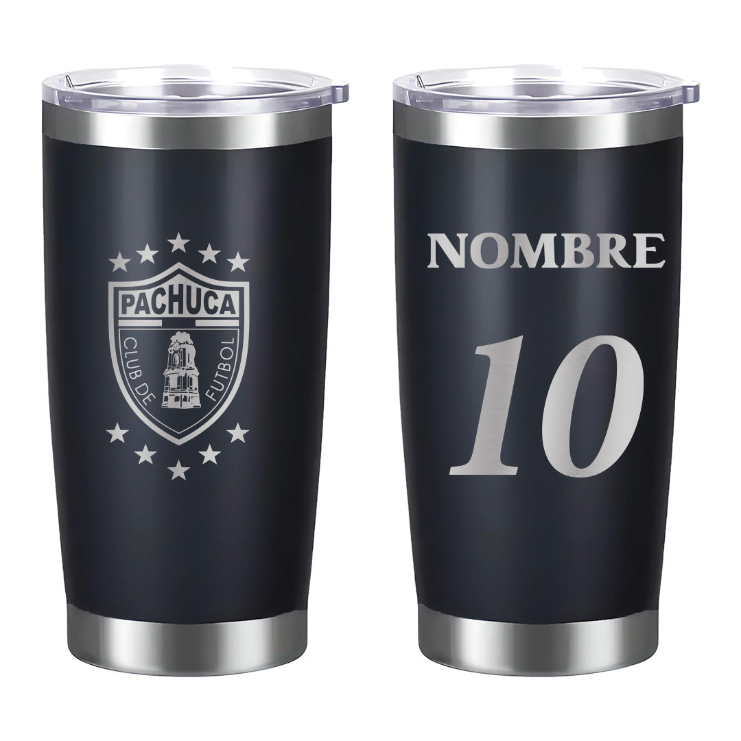 Termo Pachuca 20oz - Personalizado Nombre y Número
