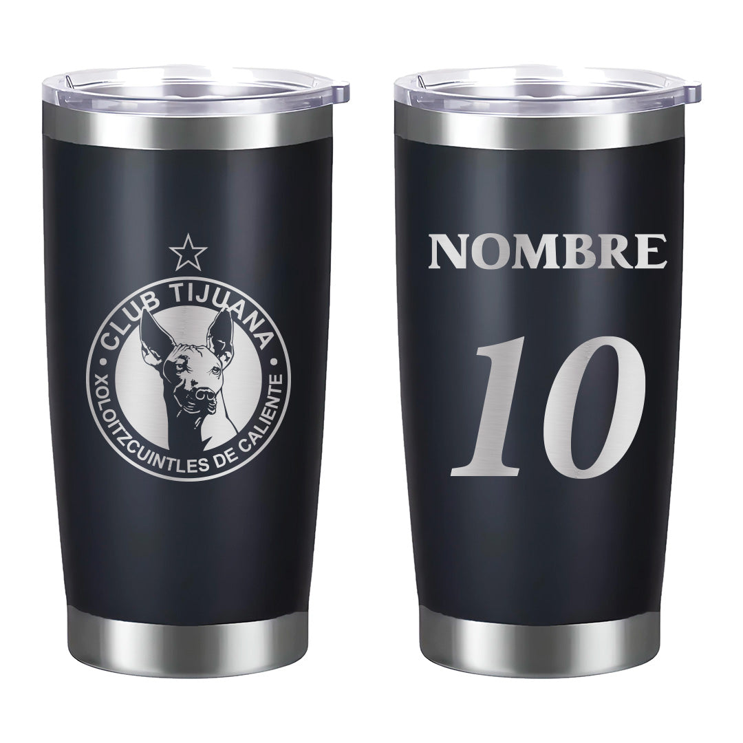 Termo Club Tijuana 20oz - Personalizado Nombre y Número