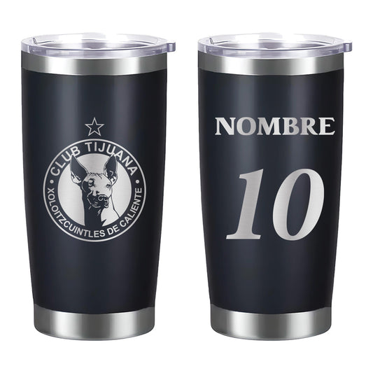 Termo Club Tijuana 20oz - Personalizado Nombre y Número