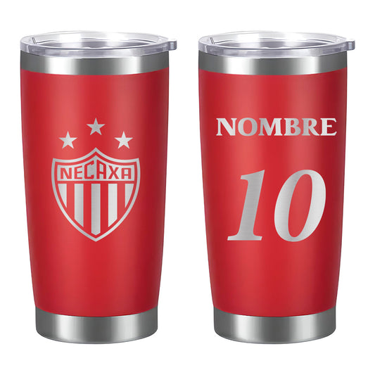 Termo Necaxa 20oz - Personalizado Nombre y Número