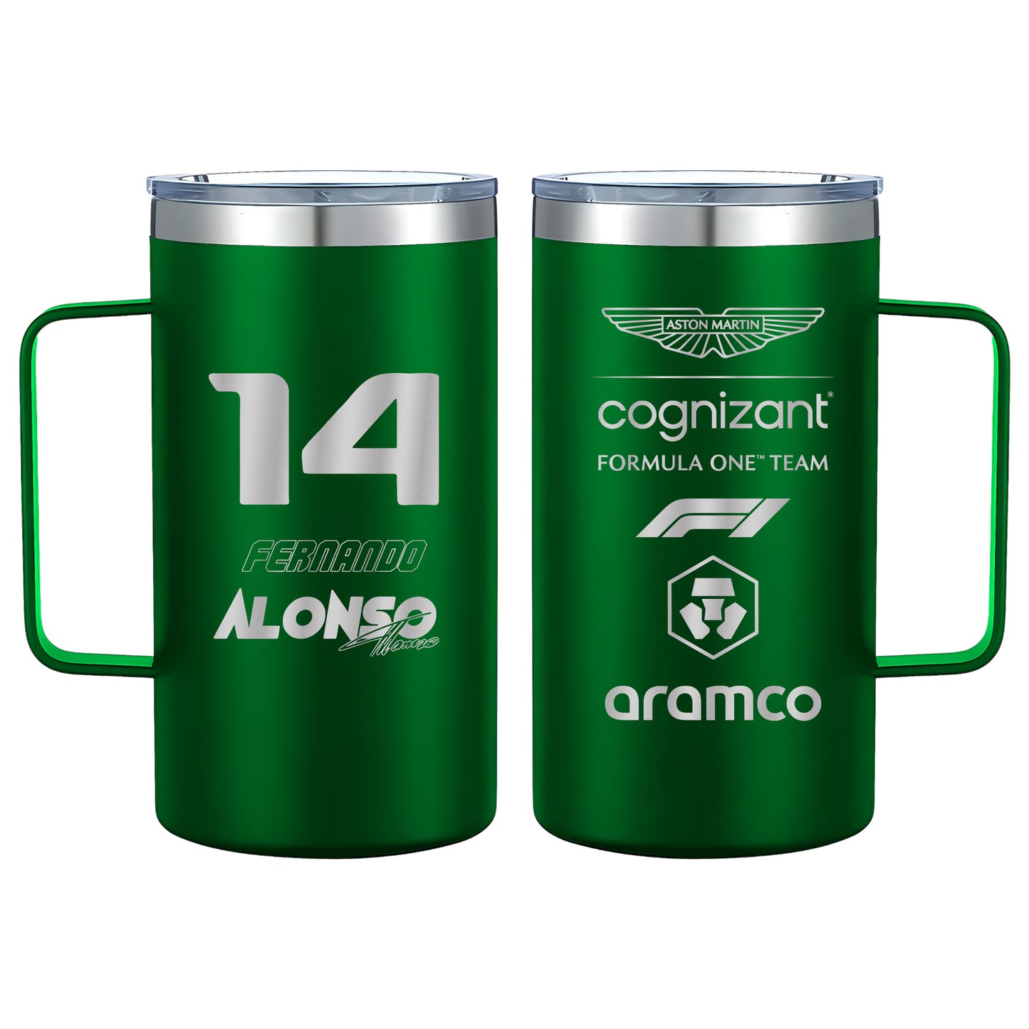 Termo Fernando Alonso Aston Martin 24oz Verde