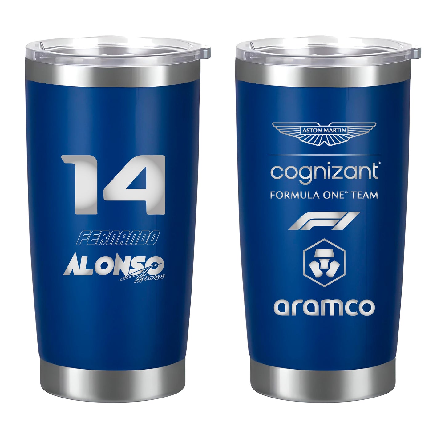 Termo Fernando Alonso Aston Martin 20oz Azul