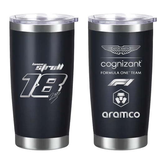 Termo Lance Stroll Aston Martin 20oz Negro