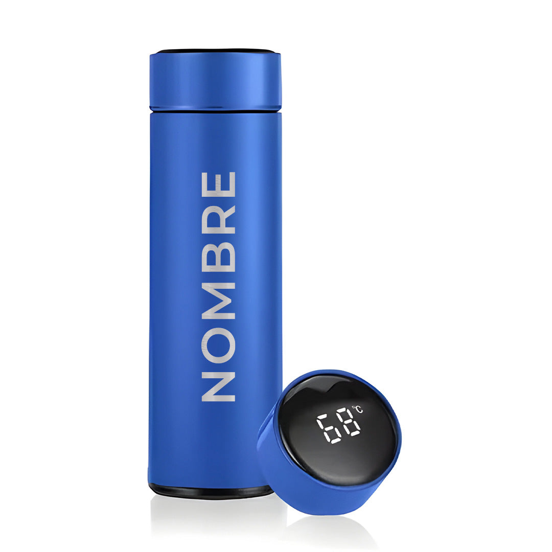Termo Digital 500ml - Azul