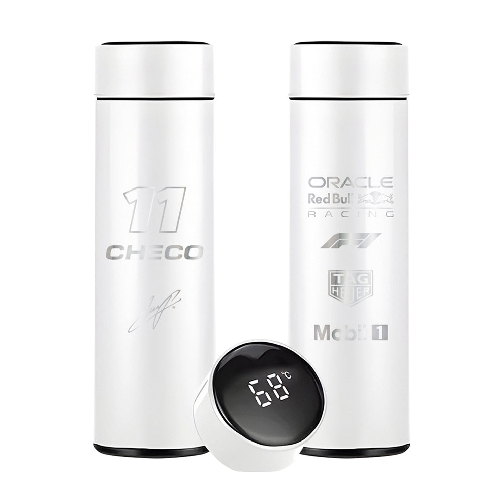Checo Pérez Red Bull Racing - Termo Digital (500ml)