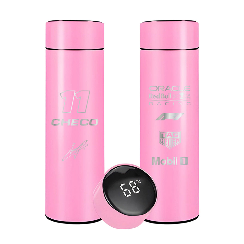 Checo Pérez Red Bull Racing - Termo Digital (500ml)