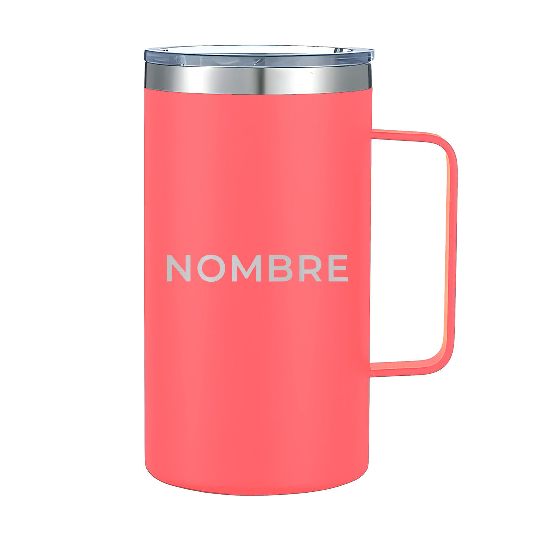 Termo Personalizado 24oz - Coral