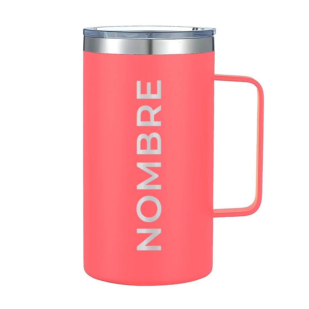 Termo Personalizado 24oz - Coral