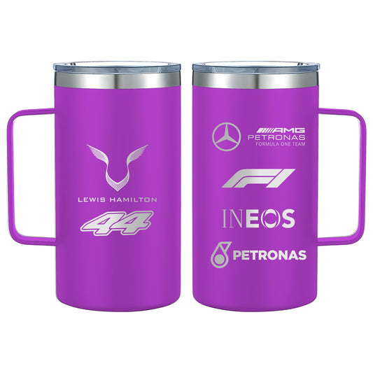 Termo Lewis Hamilton Mercedes Benz AMG 24oz Morado