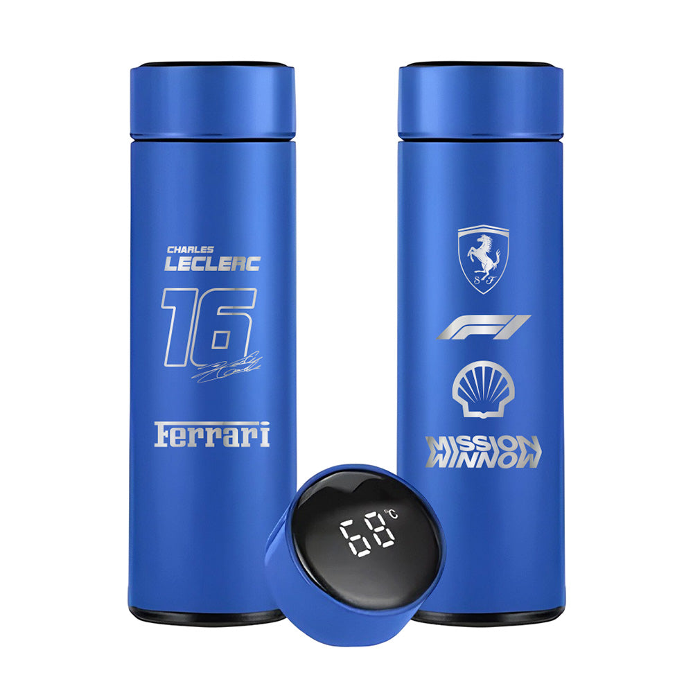 Charles Leclerc Ferrari - Termo Digital (500ml)