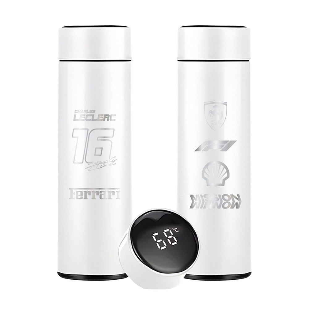 Charles Leclerc Ferrari - Termo Digital (500ml)