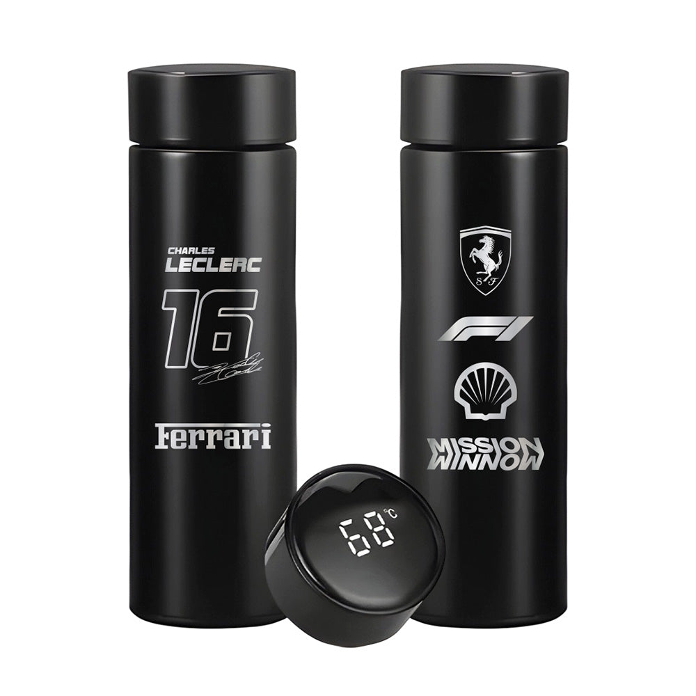 Charles Leclerc Ferrari - Termo Digital (500ml)
