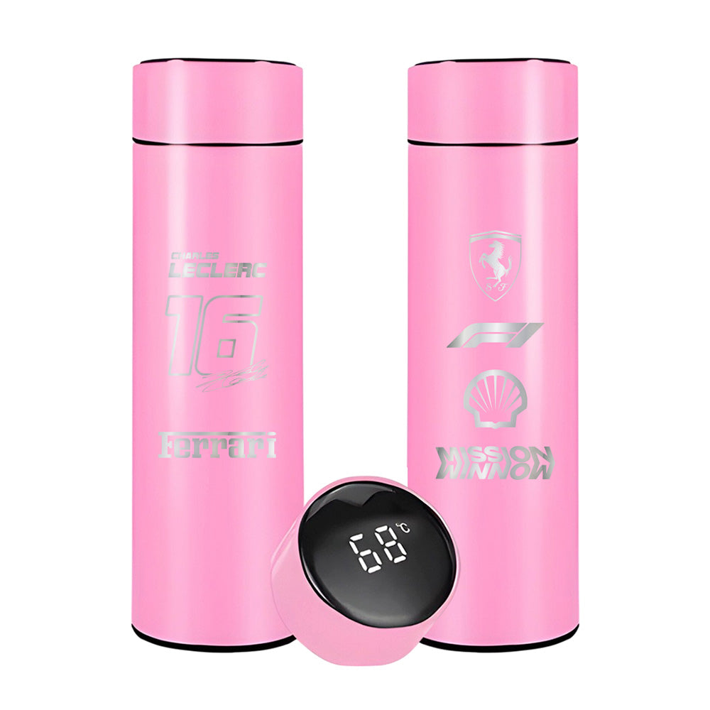 Charles Leclerc Ferrari - Termo Digital (500ml)