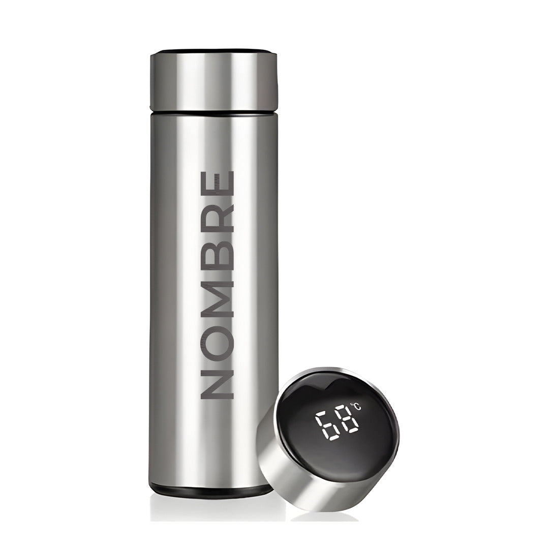 Termo Digital 500ml - Plata