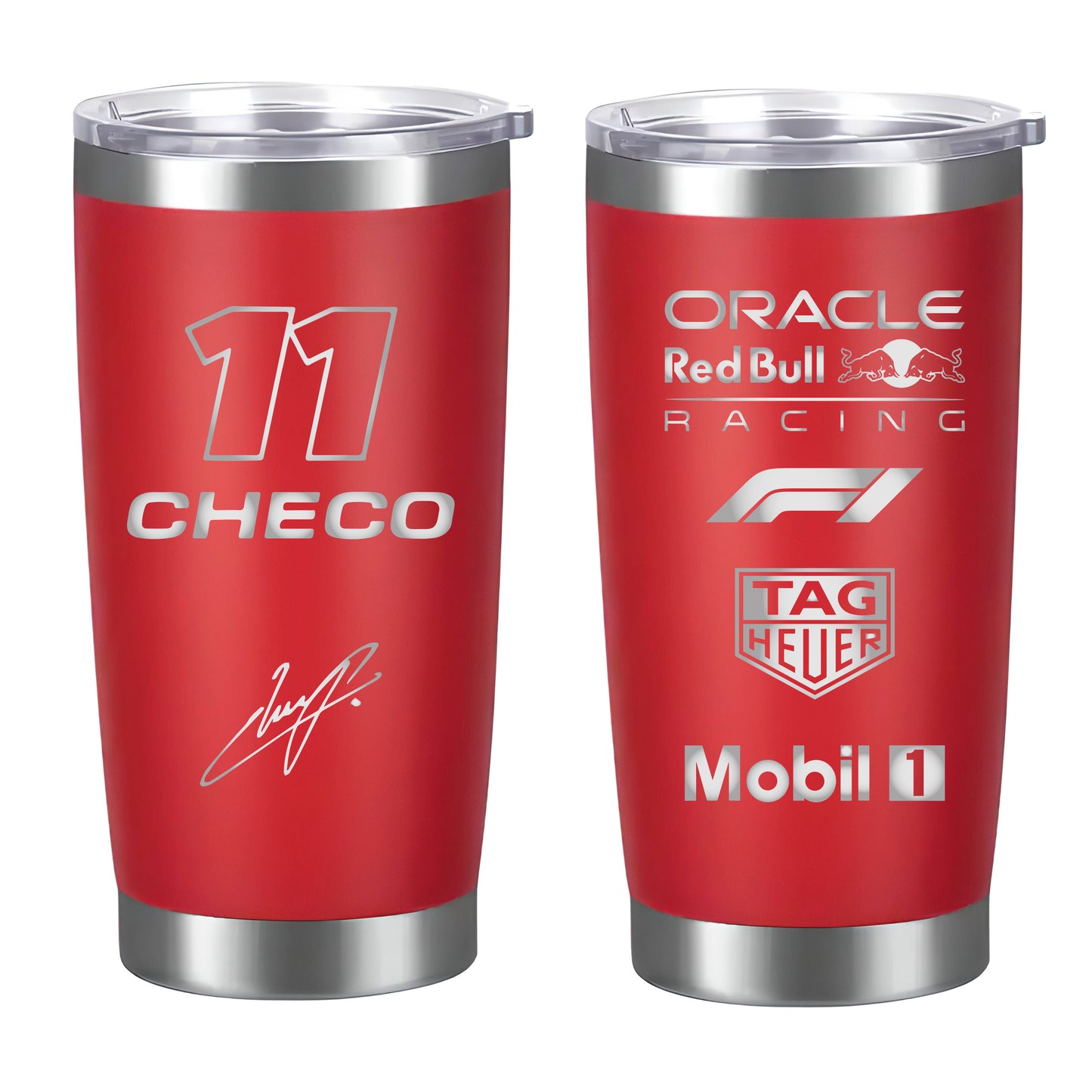 Checo Pérez Red Bull Racing - Termo 20oz