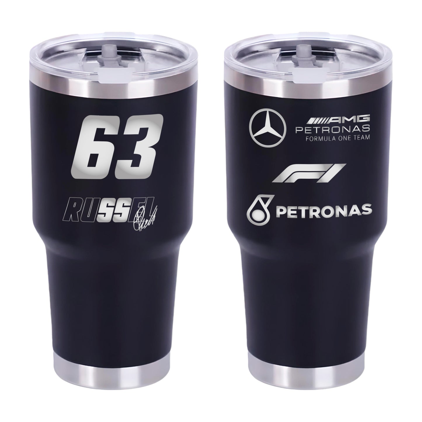 Termo George Russel Mercedes Benz AMG 30oz Negro