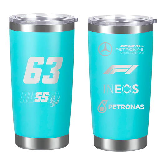 Termo George Russel Mercedes Benz AMG 20oz Menta