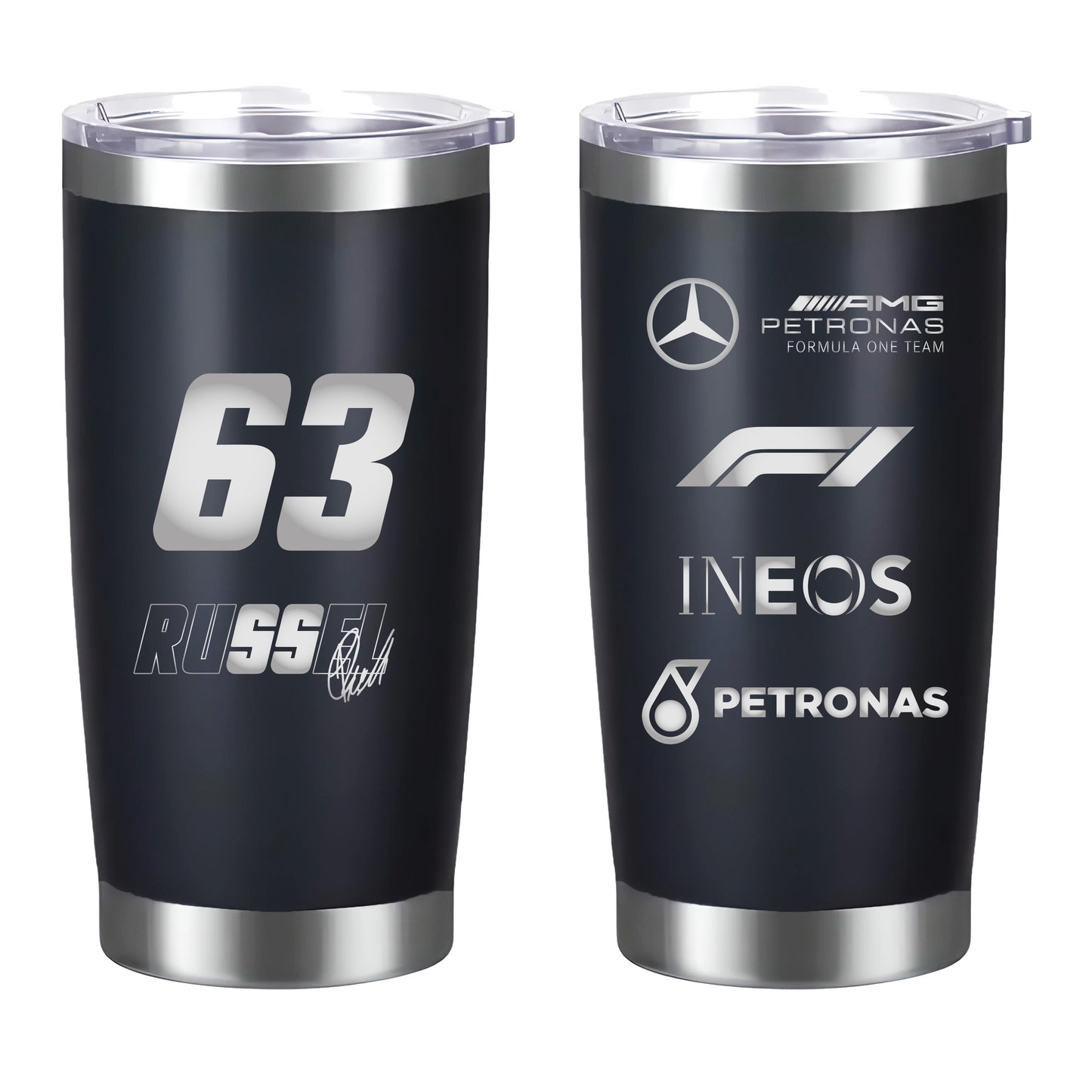 Termo George Russel Mercedes Benz AMG 20oz Negro