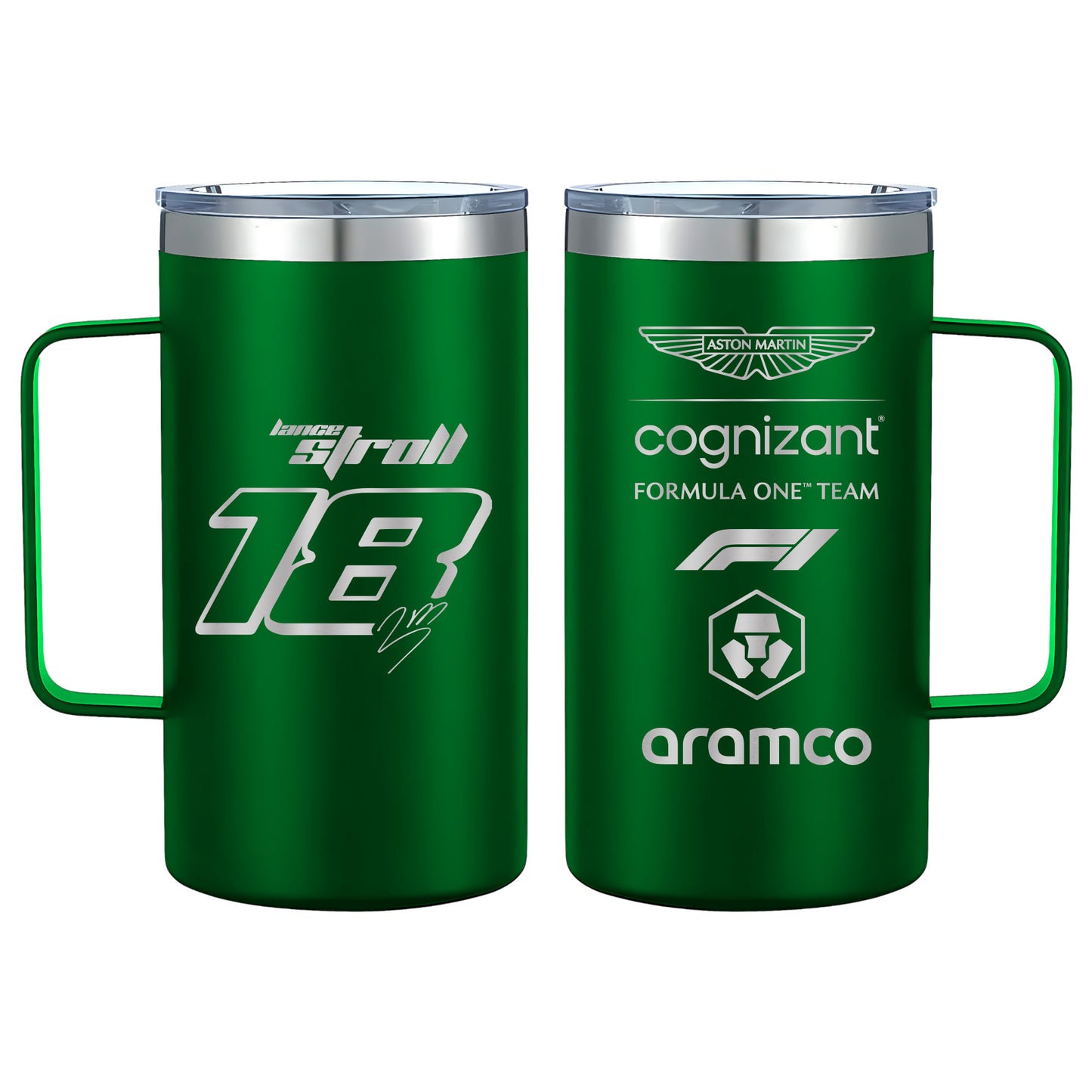 Termo Lance Stroll Aston Martin 24oz Verde
