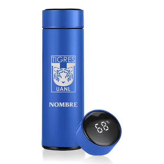 Termo Tigres UANL Personalizado - Digital (500ml)